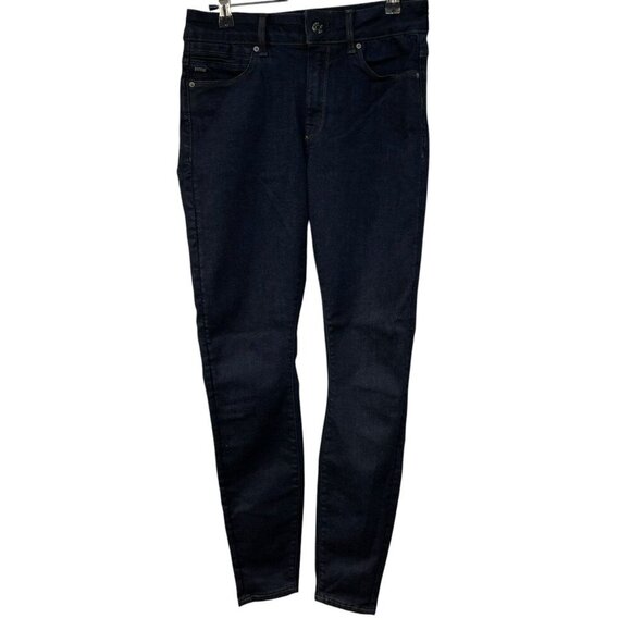 G-STAR RAW Shape High Super Skinny Shape Jeans Dark Denim Women’s Size 28x30 - Picture 2 of 10